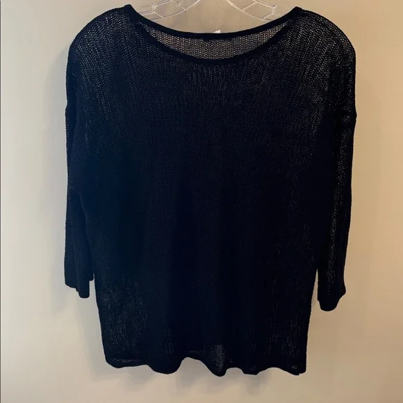 J. Jill Bundle of 2 Women's Blue and Black Sweaters - Picture 5 of 9